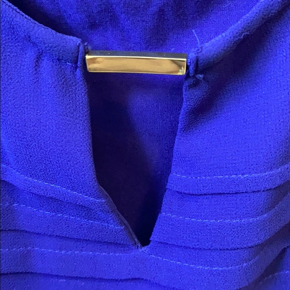 Calvin Klein Royal Blue Sleeveless Shirt - Picture 3 of 4